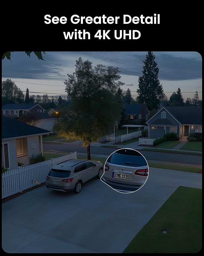 ZOSI 16CH 4K PoE Security Camera System,8pcs 4K C186 Aurora Lux Outdoor PoE Cameras with True Full Color Night Vision,Person Vehicle Detection,2 Way Audio,8MP 16CH NVR with 4TB HDD for 24/7 Recording