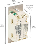 Enbrighten Almond Add-On Switch, QuickFit & SimpleWire, Z-Wave/Zigbee, Not A Stand Alone Switch, 2 Pack, 85096