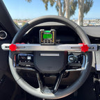 Steering Wheel Level Alignment Tool with Digital Angle Level & Magnetic Torpedo Vial - Adjustable Spring-Loaded Leveling Tool - Universal Steering Wheel Compatibility