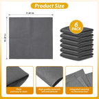 Thickened Magic Cleaning Cloth, 6Pcs Microfiber Cloth Reusable,Lint Free Cloth for Glass,Window, Mirror, Cars