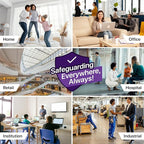 Simply 14x24x1 Air Filter, Merv 13, MPR 1500, 4 Pack, For Home AC Furnace & HVAC (Actual Size: 13.75"x23.75"x0.75") DUST, Pet, & Allergy Control