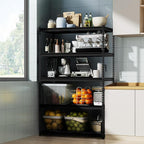 WORKPRO 5-Tier Metal Shelving Unit, 48”W x 24”D x 72”H, Heavy Duty Adjustable Storage Rack, 4000 lbs Load Capacity (Total), for Garage, Basement, Warehouse, 10 Pack