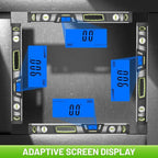 Huepar 48-Inch Digital Level, Professional Smart Precision Torpedo Level Tool, Bright LCD Display, Audible Alerts, Magnetic Bottom, IP54 Dust Water Resistant, with Carrying Case