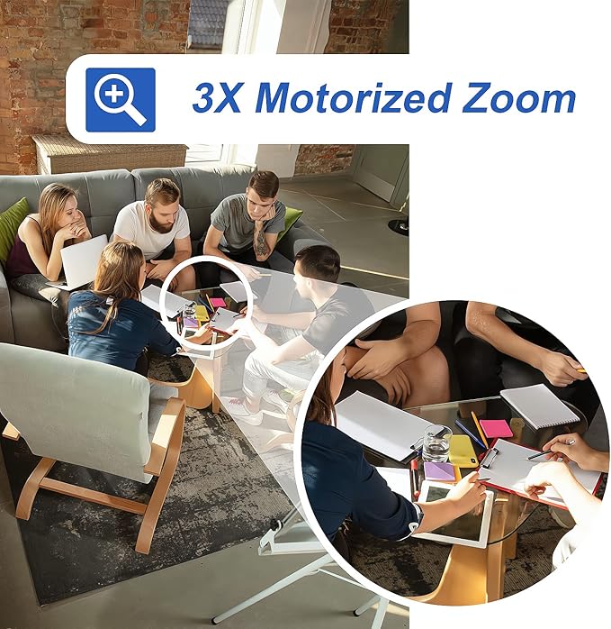 GW Security 32 Channel UltraHD 12MP 6K @ 30FPS Realtime 3X Motorized Zoom PoE Security Camera System with 16 x 12MP IP Two-Way Audio Full-Time Color Night Vision Outdoor/Indoor Smart AI Bullet Cameras