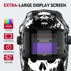 ARCCAPTAIN True Color Auto Darkening Welding Helmet with Upgraded Arc Sensor, 1/1/1/1 Top Optical Clarity Solar Power Welding Hood, 1/25000s Response Time, 4/9-13 for TIG MIG ARC, Describe