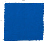 S&T INC. 50 Pack Microfiber Cleaning Cloth with Box, Bulk Towels for Home, Reusable Microfiber Towels for Cars, Cleaning Rags, Blue, 11.8 Inches x 11.8 Inches, 50 Count