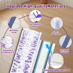 Funtin Power Mop Pads for Swiffer PowerMop, Unscented Disposable Mop Refills, Thickened Multi-Surface Replacement Mopping Pad, Dry & Wet Use for Floor Cleaning (40 Packs)
