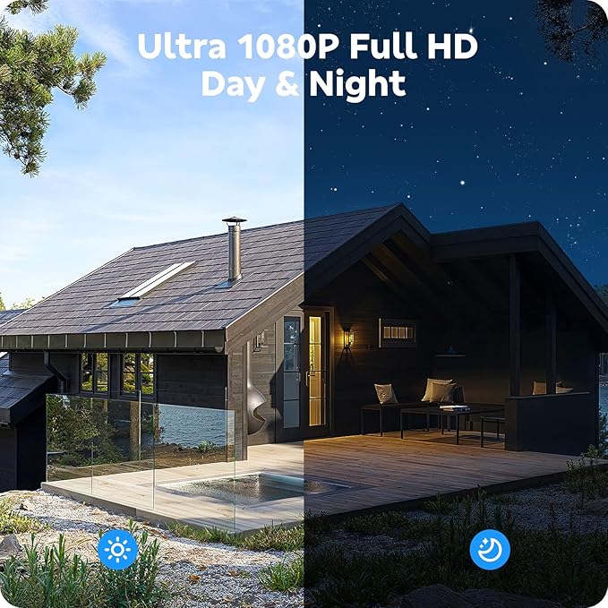 CAMCAMP Wireless Home Security Camera System, Expandable 16CH 4K NVR, 8PC PTZ WiFi Cameras for Home Security, Auto Human Tracking, Two-Way Audio, Smart Night Vision, AC-Powered, CCTV Surveillance Kit