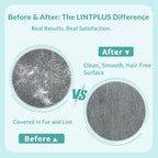 220mm-Blade-LINTPLUS Pet Hair Remover Max for Large Areas x2 Bigger Than Pro(Dog Hair Remover) - Deep Cleaner Pro Cat Hair Remover Multi Fabric Pet Hair Removal Tool&Carpet Rake