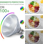 PAR38 Flood Light Bulbs, 80W 120V Halogen Bulb Dimmable, E26 Base PAR38 Bulb 2700K Warm White for Indoor and Outdoor, High Brightness PAR38 Halogen Flood Light - 4PACK