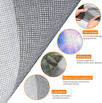 Fiberglass Window Screen Roll 84” x 100’ Easy to Use Black Replacement Window Screens for House Windows or Door