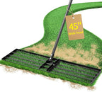 Jardineer Lawn Leveling Rake 45 Inches with 72 Inches Long Handle, Yard Leveling Rakes for Grass Soil, Lawn Leveler Rake Heavy Duty, Ground Dirt Leveler for Yard