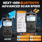 (Upgraded AD310) ANCEL AD310BT OBD2 Scanner Bluetooth - Check Engine Code Reader, Escaner Automotriz with Premium App On iOS & Android, Car Diagnostic Scanner for All Vehicles After 1996
