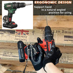 MUTUACTOR Tool Holster Drill Holder,Anti-Slip Magnetic Holders for Power Drills,2Pack Strong Handy Magnet Drill Bit Holder for Cordless Driller Impact Wrench Screws Bits Nails and Magnetic Hardware