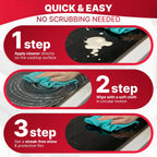 Nordicare Stove Top Cleaner Glass Ceramic - Induction Cooktop Cleaner Polish And Protector For Everyday Use - No Scrubbing Pad Needed - Leaves Protective Film - Made In Denmark (16.9oz)