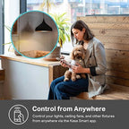 Kasa Matter Smart Dimmer Switch: Voice Control w/Siri, Alexa & Google Assistant, UL Certified, Timer & Schedule, Easy Guided Install, Neutral Wire Required, Single Pole, 2.4GHz Wi-Fi, 3-Pack