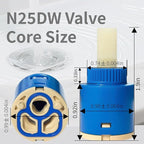 N25DW Faucet Cartridge,CUPC/NSF/IAPMO Certified,Replacement parts for 974-074/1093674 Kitchen Faucet,Diameter 25mm