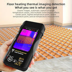 BSIDE SH9 Thermal Imaging Camera Multimeter with Macro Lens 428×320 Resolution with 20000 Words Multimeter 3.98'' Touchscreen 25Hz Infrared Thermal Camera Dual-Light Fusion 15 Thermal Palettes Tester