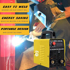 Welding Machine, 110V Plug, 200Amp Power,Beginner Welder With Display LCD Use Welding Rod Equipment Tools Accessorie