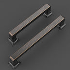 6 Pack 5 Inch Oil Rubbed Bronze Cabinet Handles - Kitchen Hardware Pulls for Cabinets and Cupboards