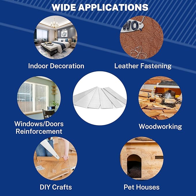 WORKPRO 1200 Count 18 Gauge Brad Nails, (3/4,1-1/4＂,2＂), Universal Brad Nail Gun Nails for Pneumatic & Electric Brad Nailers