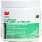 3M Marine Aluminum Restorer and Polish, 09020, 18 oz, for Marine Detailing, Remove Heavy Oxidation and Chalking, 1 Tube