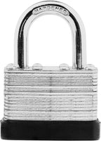 12-Pack Keyed Alike Laminated Steel Padlocks Keys, 1-3/4" Wide, Heavy Duty Pad Lock Set with Same Keys