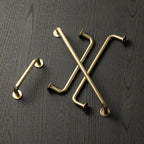 Goo-Ki 3"(76mm) c-c Champagne Bronze Cabinet Handle Drawer Pulls Zinc Alloy Kitchen Hardware - 6 Pack Modern Bar Pull Handles for Cupboard Wardrobe,9338UBR-76