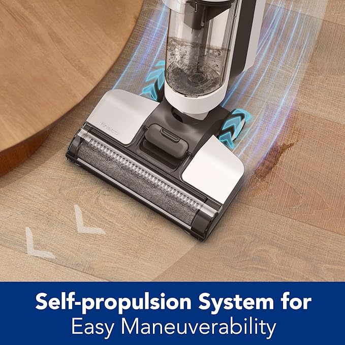 Tineco iFLOOR 3 Breeze Complete Wet Dry Vacuum Cordless Floor Cleaner and Mop One-Step Cleaning for Hard Floors