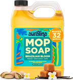 Luxury Mop Soap for Floor Cleaning - Highly Scented Brazilian Waves Concentrated Formula - Best Smelling Floor Cleaner for Mopping Tile, Wood & Laminate - R&W - No Residue, Pet Safe (32oz)