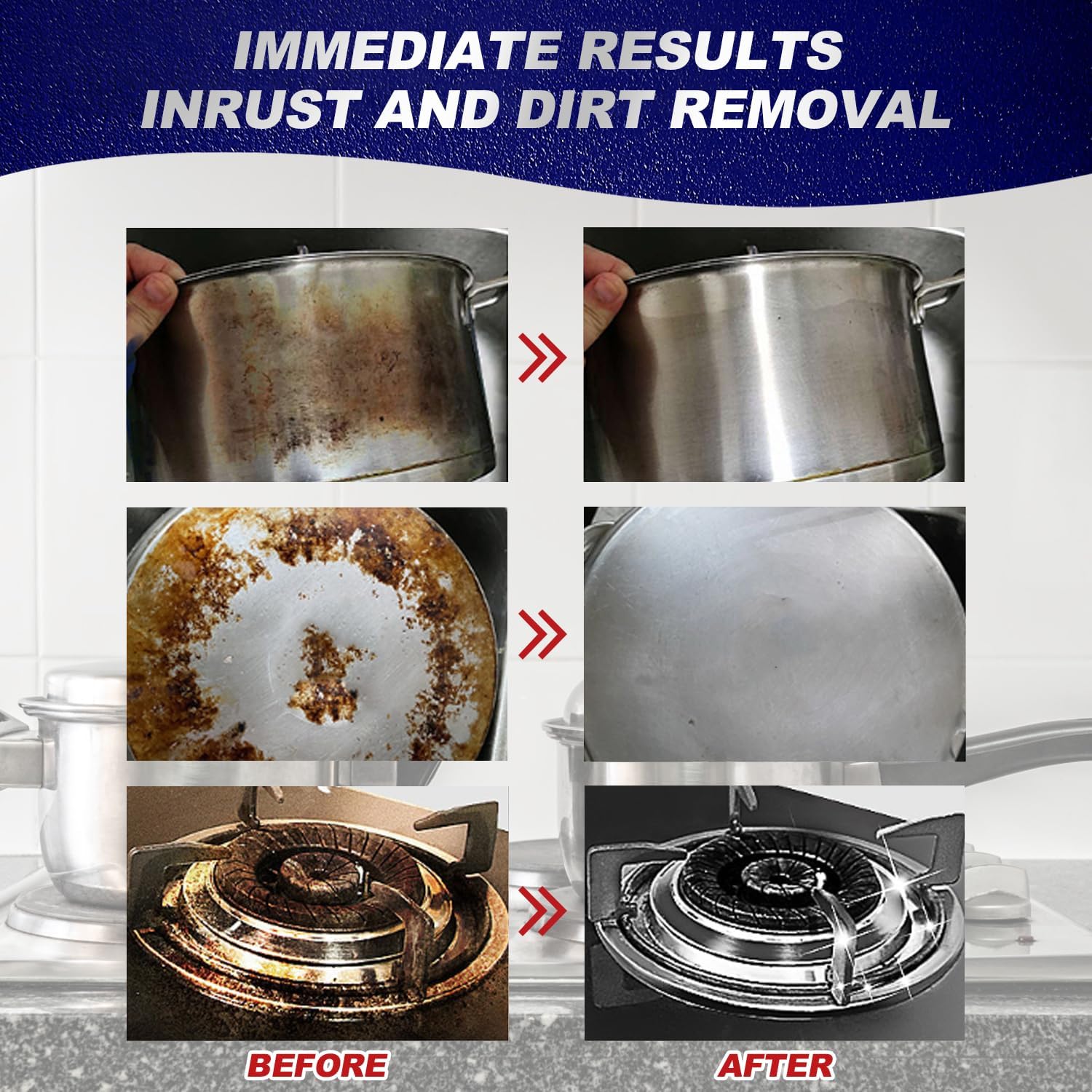 2PCS Stainless Steel Clean Wax, Magical Nano-Technology Stainless Steel Cleaning Paste, Stainless Steel Cleaner and Metal Polish, 3 In 1 Stainless Steel Wax Cleaner for Grease, Oven, Sink