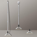 47“ Adjustable Long Handle Carpet Rake Pet Hair Remover, Reusable Large Metal Lint Remover Brush for Embedded Fur Removal from Low Pile Rugs Stairs, Carpet Brush Scraper Dog Cat Hair Remover Broom