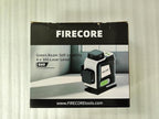 Firecore 4 x 360 Laser Level Self Leveling, 16 Lines Green Beam 4D Cross Line Tiling Floor Tool, 3 Gear Brightness Adjustment/Pulse Mode for Construction, 2 Li-ion Batteries, Remote Control included