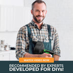 drain snake [25FT] - Auto Feed - Ideal plumbing snake for sink and drain unblocking - Solid drain auger for real DYIs!