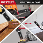 20 Pcs Extra Long Titanium Oscillating Tool Blades & Japanese Teeth, Curved Edge Multitool Blades for Metal, Wood, Plastic, Oscillating Saw Blades Compatible with Dewalt Bosch Milwaukee Ryobi