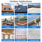 Polyurethane Waterproof Coating, Transparent Waterproof Sealant, 12 OZ Invisible Waterproofs Agent for Basement, Roof, Tile, Concrete, Cement