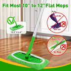 14Pcs Reusable Microfiber Mop Pads Compatible with Sweeper Mops,Dry Sweeping Cloths & Wet Mopping Pads Refills,Washable Mop Pads for Floor Cleaning