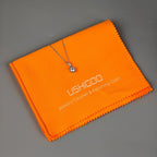 2PCS Polishing Cleaning Cloth for Gold, Silver, and Platinum Jewelry, Eco Friendly Large Cleaner Cloth 6.3 x 9.8 in. Keeps Jewelry Clean and Shiny (Orange)