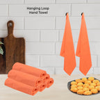 Urban Villa Halloween Flour Sack Kitchen Towels 27”x27” 12 Pack Orange Color Dish Towels 100% Cotton Flour Sack Kitchen Towels for Embroidery DIY Projects Cloth Diapers Cheese Strainers Dish Cloths