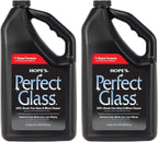 HOPE'S Perfect Glass Cleaner Spray Refill, Streak-Free, Ammonia-Free Window, Mirror, Screen, Tinted Glass, and Shower Door Cleaner, Indoor and Outdoor Glass Surfaces, 67.6 Ounce, Pack of 2
