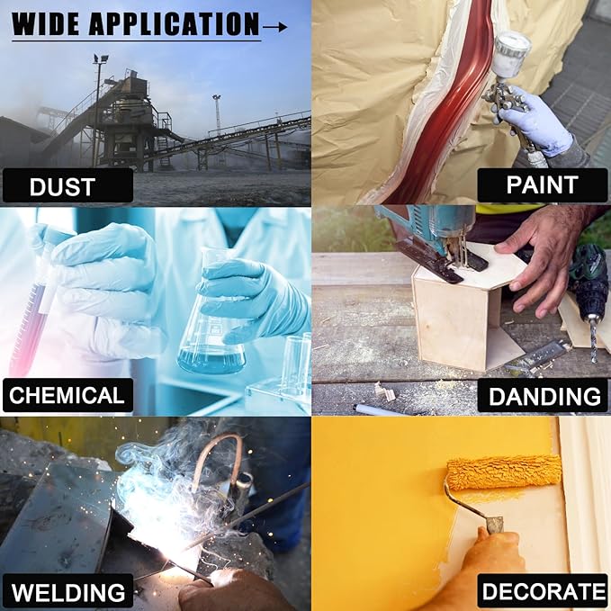 120PCS 2091 Particulate Filter,2091 Filter Compatible with 6000 6200 6800 7000 FF-4 Series,Use for Against Torch Cutting Painting