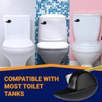 Toilet Handle Replacement (Black Finish, Front Mount)