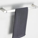 RANDOM 18 inch Towel Bar Mirror Chrome Hand Towel Holder Bathroom Hardware Accessories Towel Rack for Bathroom Kitchen SUS304 Stainless Steel Towel Rod Modern Hotel Style Wall-Mounted.96026-2-18C