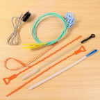 16 PackPipe Cleaner Brush Set Flexible Sink Drain Unclogging Tool Multi Functional Bathroom Kitchen Clog Remover Hair Removal Tool for Bathrooms Kitchens and Shower Rooms