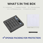 10 Pack 4-3/4 Inch Length|3-3/4 Inch(96mm) Hole Center Matte Black Kitchen Cabinet Handles, Cabinet Pulls Kitchen Cabinet Hardware, Cupboard Pulls, Drawer Handles