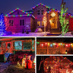 Meconard C9 Led Replacement Christmas Light Bulb, C9 Shatterproof Led Bulbs for Christmas Outdoor String Lights, E17 Intermediate Base, Commercial Grade Holiday Bulbs, Multi-Color, 25 Pack