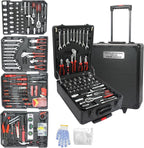 Campfun 899 Piece Tool Set Household Hand Tool Set Basic Tool Set, Complete Tool Box Set House Tool Kit Set, Home Tool Set Rolling Tool Box with Tools, Repair Tool Kit Toolbox Storage Organizer