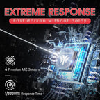 YESWELDER Auto Darkening Welding Helmet with SIDE VIEW, 180° Panoramic View, 1/1/1/1 True Color Solar Powered Welder Hood, Wide Shade 4/5-9/9-13 Welder Mask for TIG MIG ARC CUT and GRIND, LYG-Q800D