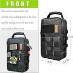 Small Tool Bag/pouch Organizer,Meter/EDC/Compact Tool Bag.Heavy Oxford cloth and large zipper,Suitable for various small tools.