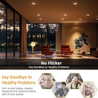 Par30 Halogen Flood Light Bulbs 120V 39W, Long Neck Bulb,39W Equivalent 2700K Warm White Dimmable High Brightness, Great for Accent Lighting, Tracking Light, Recessed Light Bulb（6Pack